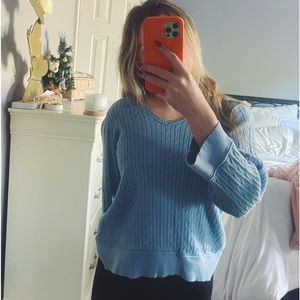 Preppy Blue Sweater